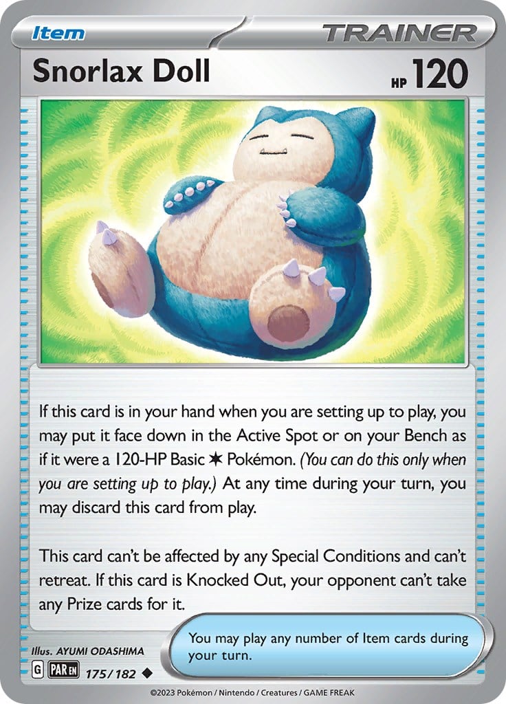 Bambola Snorlax - Paradosso Temporale 175/182 [ Italiano ]