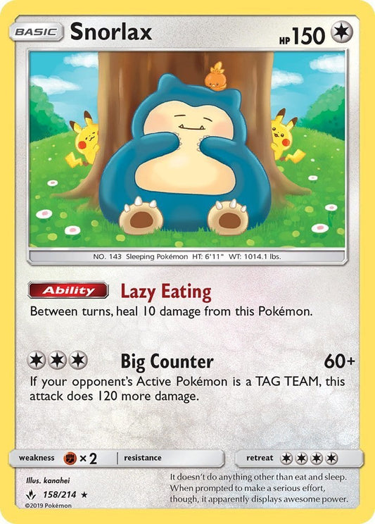 Snorlax - Legami Inossidabili 158/214 [ Italiano / Inglese ]