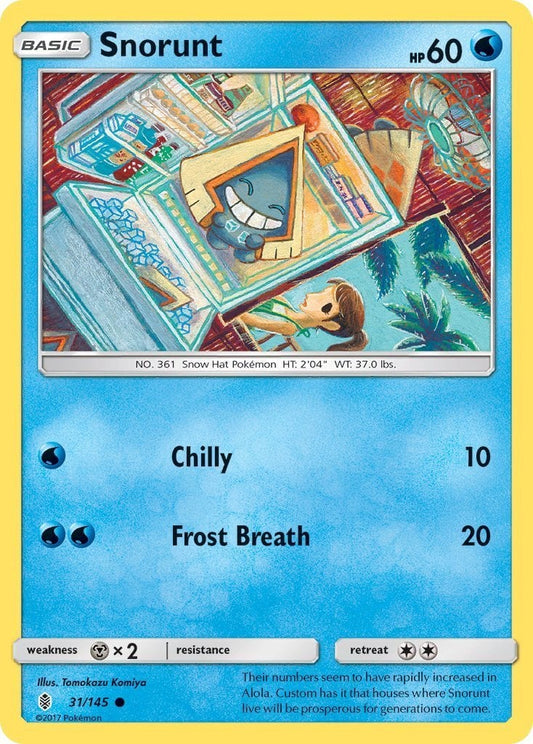 Snorunt - Guardiani Nascenti 31/145 [ Italiano / Inglese ]