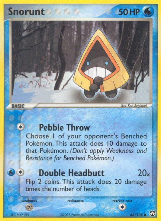 Snorunt - EX Power Keepers 64/108 [ Inglese ]