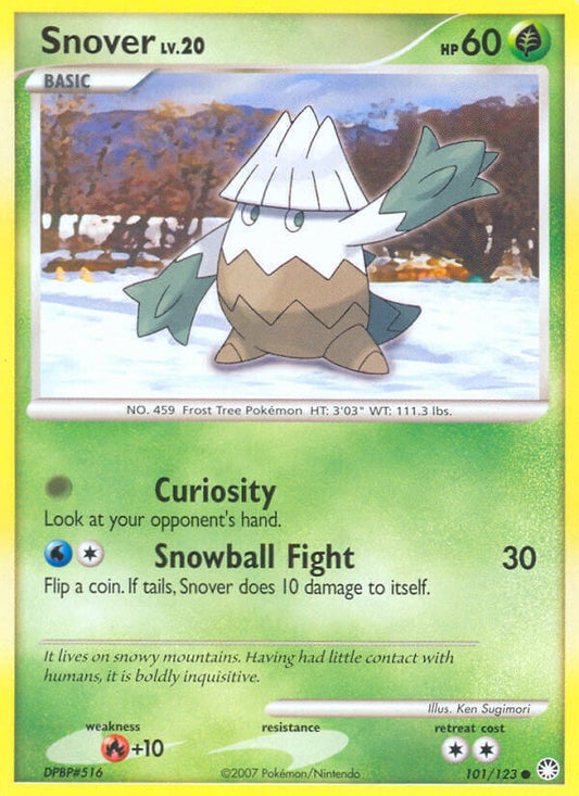 Snover Lv.20 - Tesori Misteriosi 101/123 [ Italiano / Inglese ]