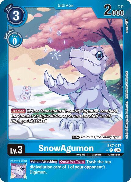 SnowAgumon EX7-017 [ Inglese / Giapponese ]