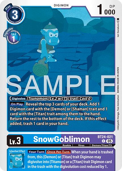 SnowGoblinmon BT24-021 [ Inglese / Giapponese ]
