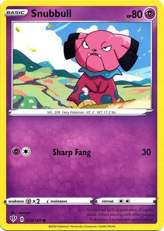 Snubbull - Fiamme Oscure 070/189 [ Italiano / Inglese ]