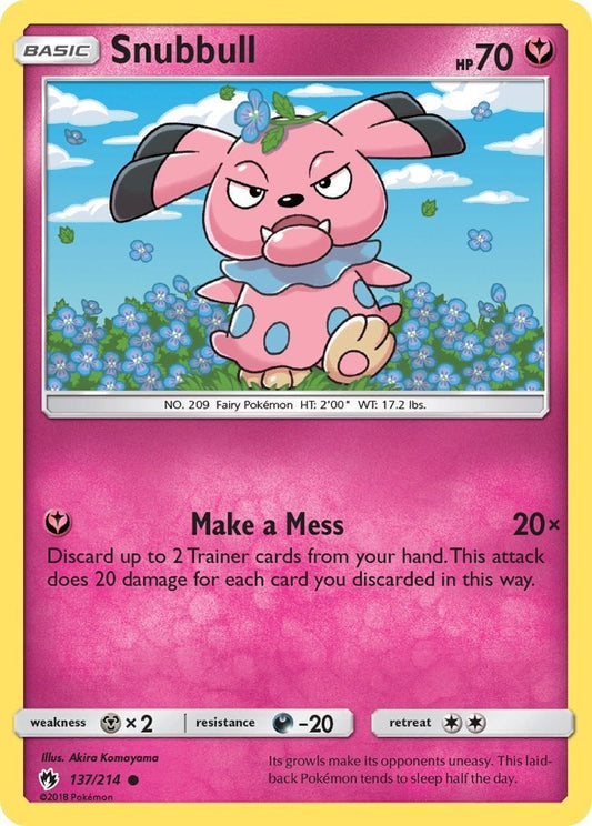 Snubbull - Tuoni Perduti 137/214 [ Italiano / Inglese ]