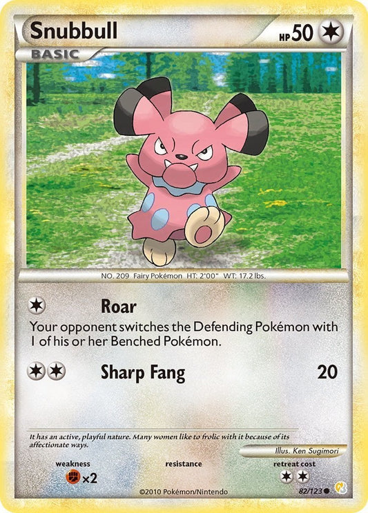 Snubbull - HeartGold SoulSilver 082/123 [ Italiano / Inglese ]