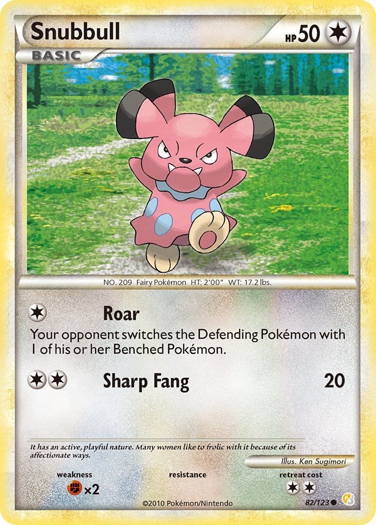 Snubbull - HeartGold SoulSilver 082/123 [ Italiano / Inglese ]