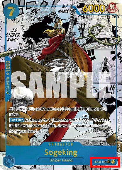 Sogeking OP03-122 [ Inglese / Giapponese / Francese / Cinese Semplificato ]