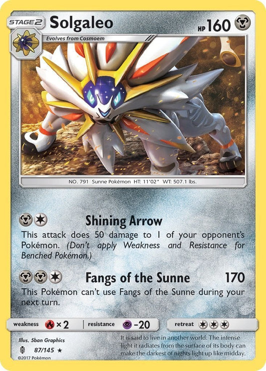 Solgaleo - Guardiani Nascenti 87/145 [ Italiano / Inglese ]