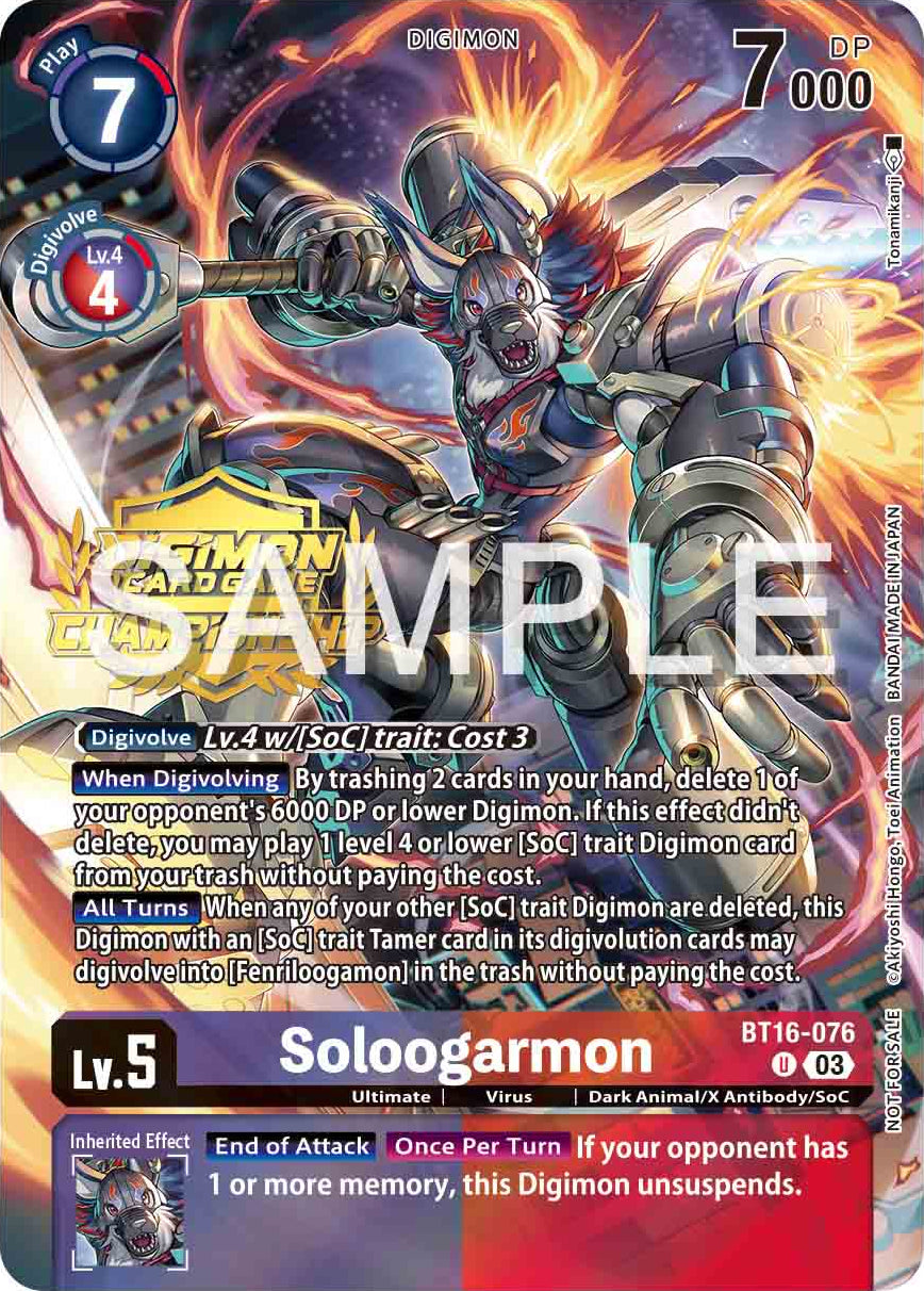 Soloogarmon BT16-076 [ Inglese / Giapponese ]