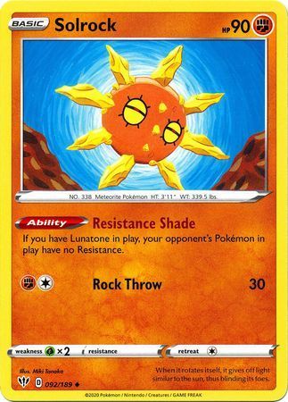 Solrock - Fiamme Oscure 092/189 [ Italiano / Inglese ]