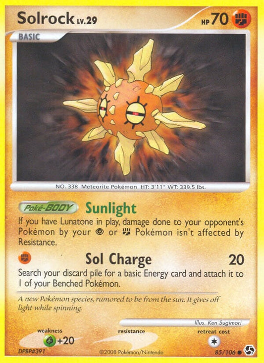 Solrock Lv.29 - Incontri Leggendari 085/106 [ Italiano / Inglese ]
