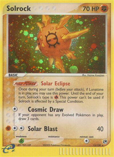 Solrock - EX Tempesta di Sabbia 13/100 [ Italiano / Inglese ]