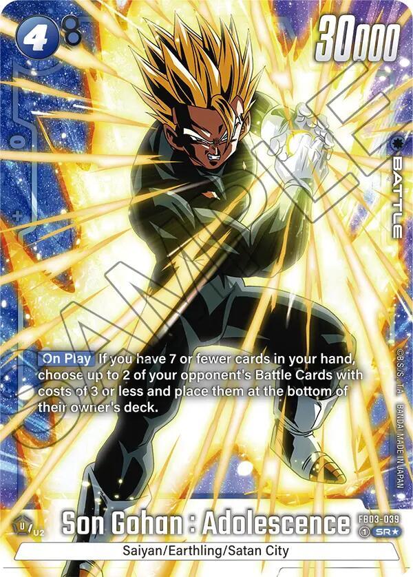 Son Gohan : Adolescence FB03-039 [ Inglese / Giapponese ]