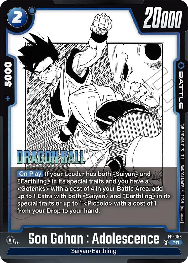 Son Gohan : Adolescence FP-058 [ Inglese / Giapponese ]