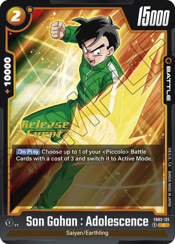 Son Gohan : Adolescence FB02-121 [ Inglese / Giapponese ]