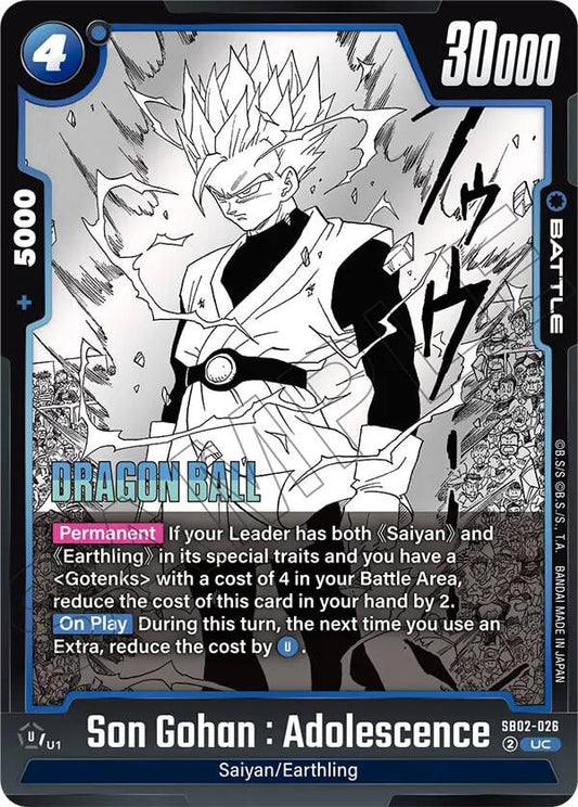 Son Gohan : Adolescence SB02-026 [ Inglese / Giapponese ]