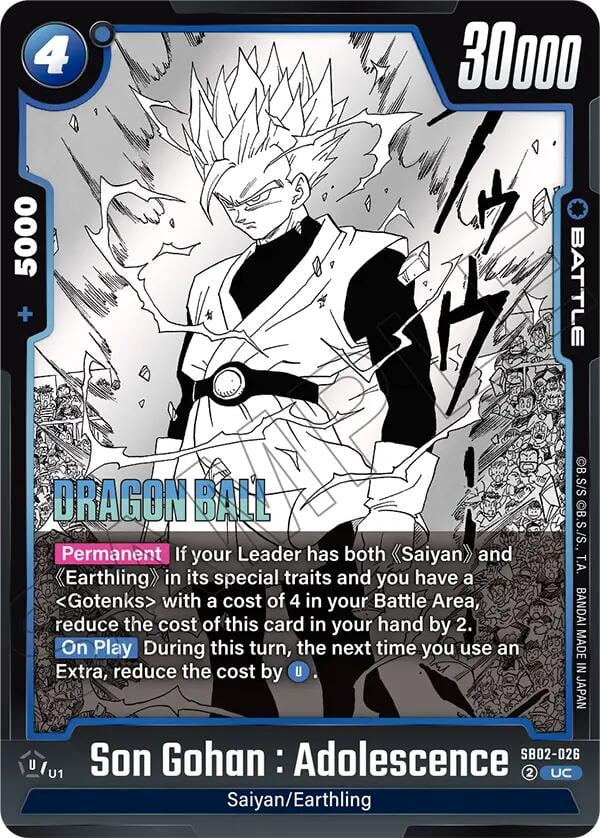 Son Gohan : Adolescence SB02-026 [ Inglese / Giapponese ]