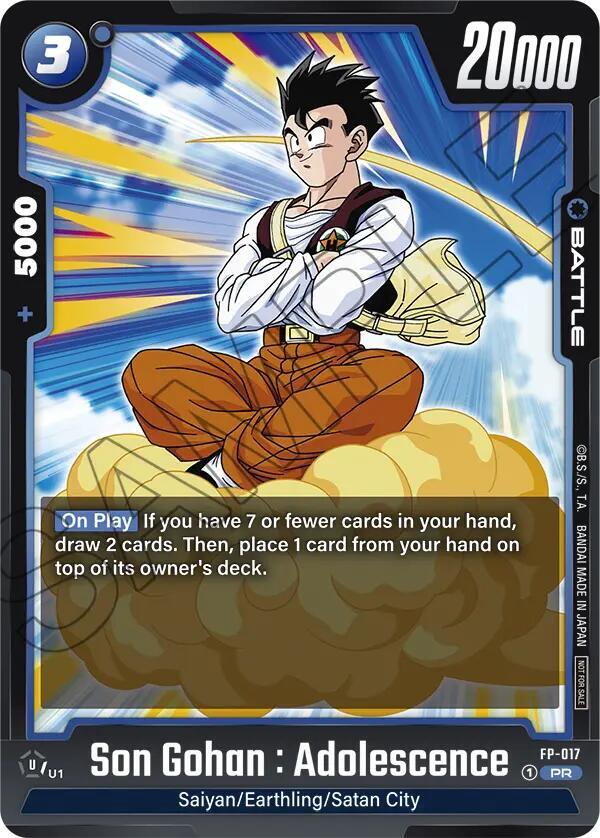 Son Gohan : Adolescence FP-017 [ Inglese / Giapponese ]
