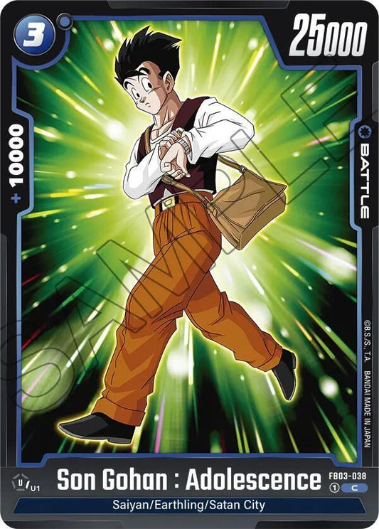 Son Gohan : Adolescence FB03-038 [ Inglese / Giapponese ]