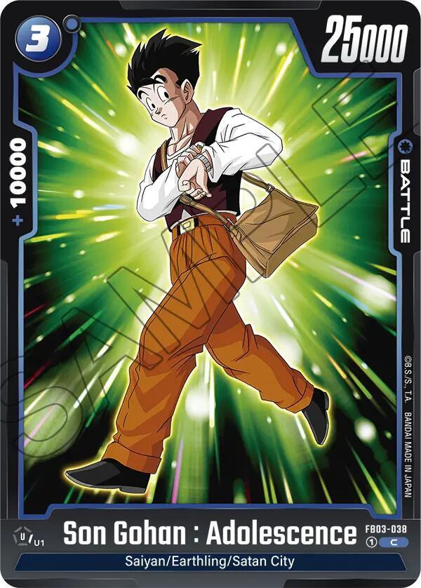 Son Gohan : Adolescence FB03-038 [ Inglese / Giapponese ]