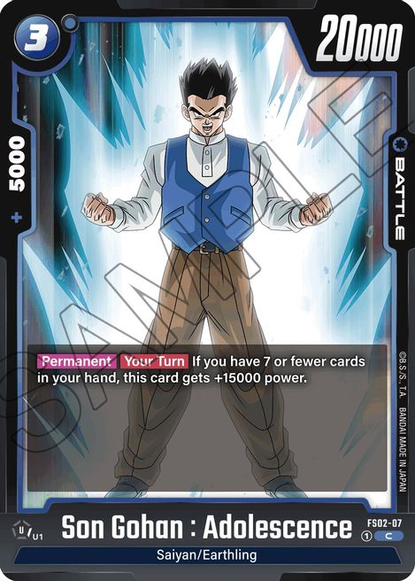 Son Gohan : Adolescence FS02-07 [ Inglese / Giapponese ]