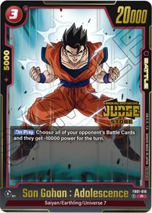 Son Gohan : Adolescence FB01-016 [ Inglese / Giapponese ]