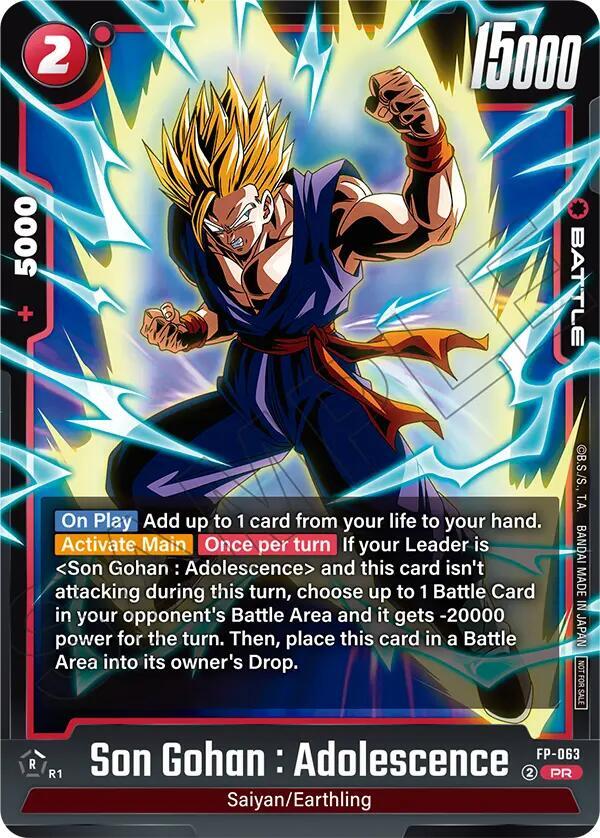 Son Gohan : Adolescence FP-063 [ Inglese / Giapponese ]