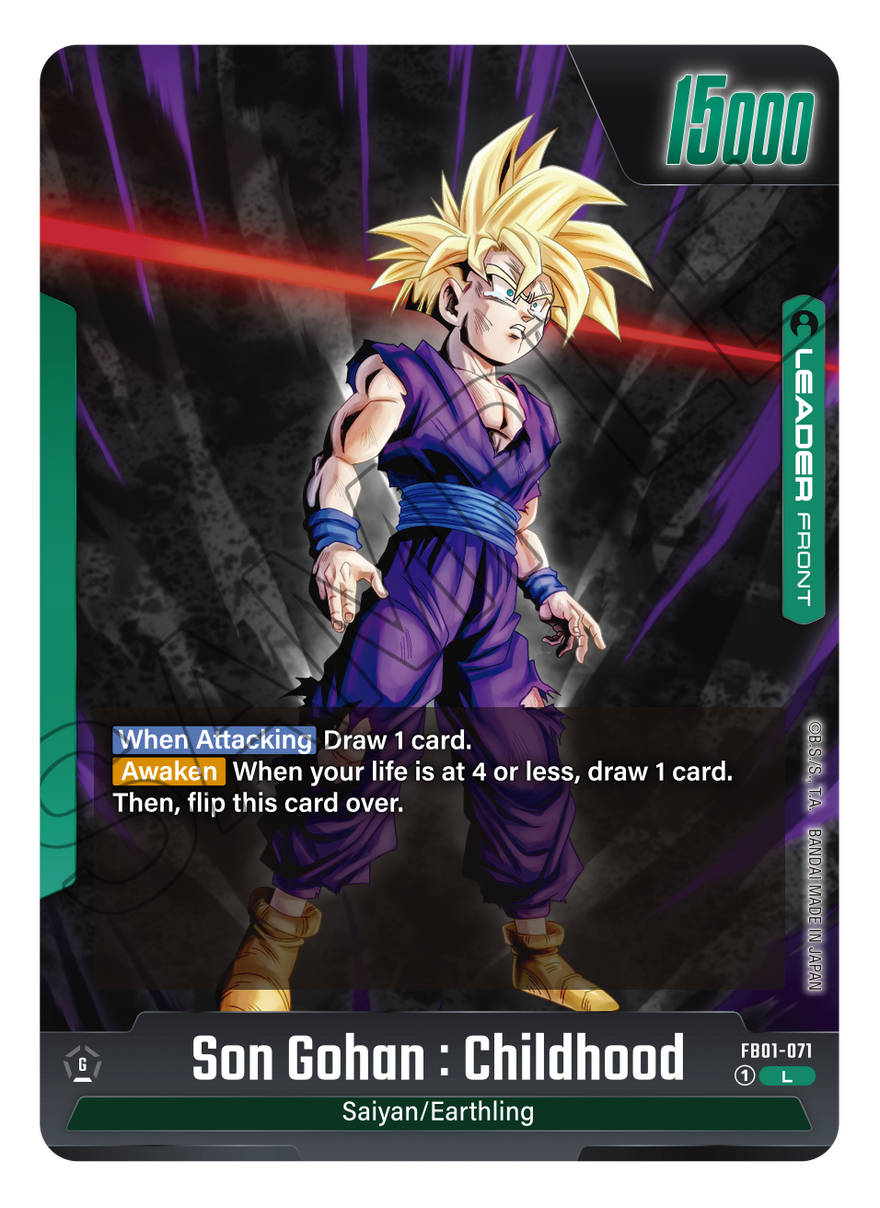 Son Gohan : Childhood FB01-071 [ Inglese / Giapponese ]