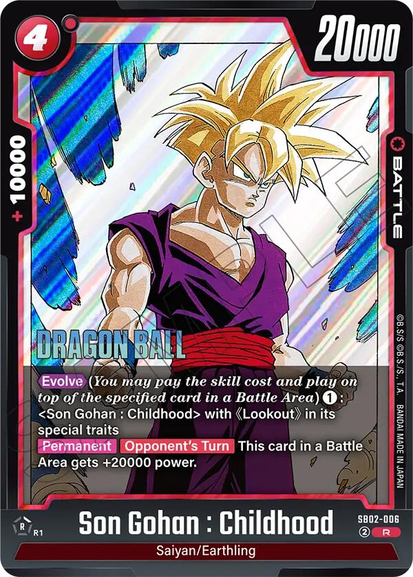 Son Gohan : Childhood SB02-006 [ Inglese / Giapponese ]
