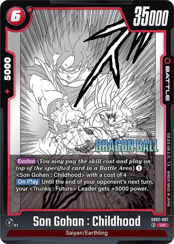 Son Gohan : Childhood SB02-007 [ Inglese / Giapponese ]