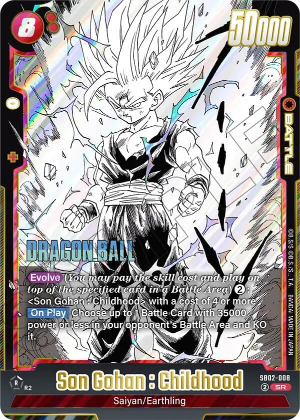 Son Gohan : Childhood SB02-008 [ Inglese / Giapponese ]