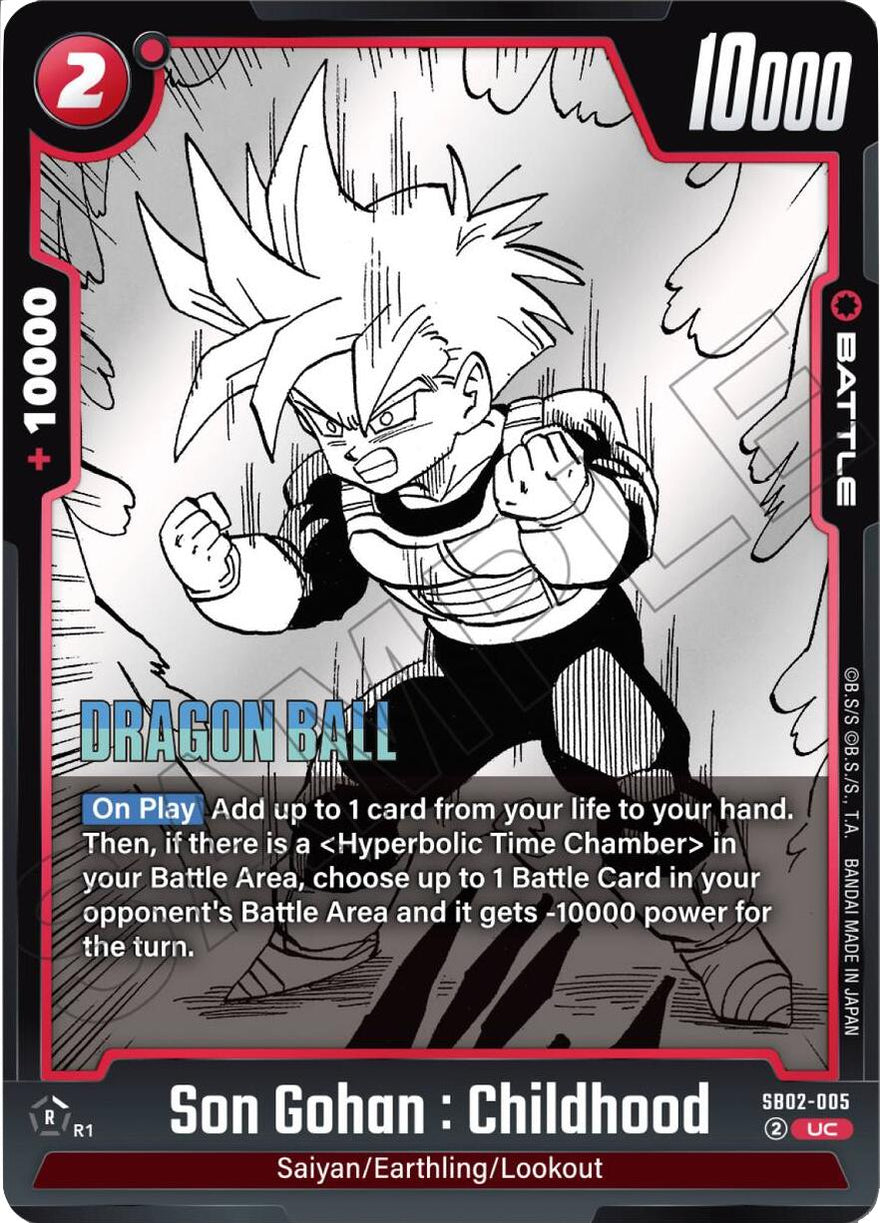 Son Gohan : Childhood SB02-005 [ Inglese / Giapponese ]