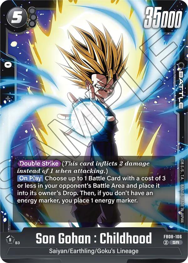 Son Gohan : Childhood FB08-106 [ Inglese / Giapponese ]