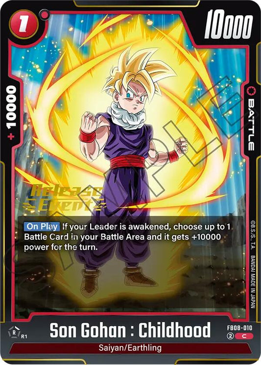 Son Gohan : Childhood FB08-107 [ Inglese / Giapponese ]