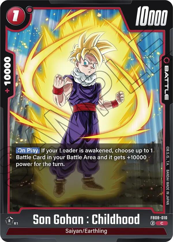 Son Gohan : Childhood FB08-010 [ Inglese / Giapponese ]