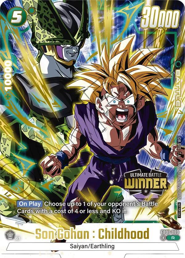 Son Gohan : Childhood FB01-089 [ Inglese / Giapponese ]