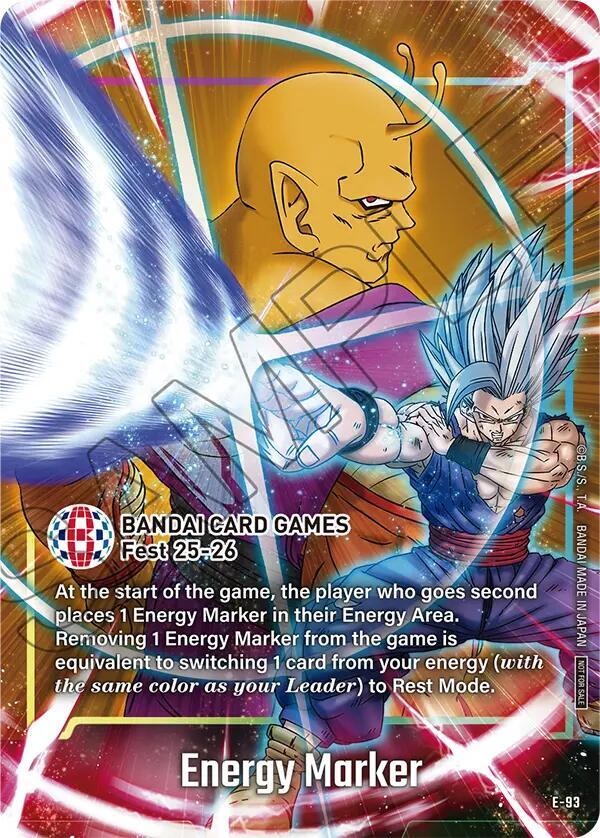 "Son Gohan" Energy Marker E-93 [ Inglese / Giapponese ]