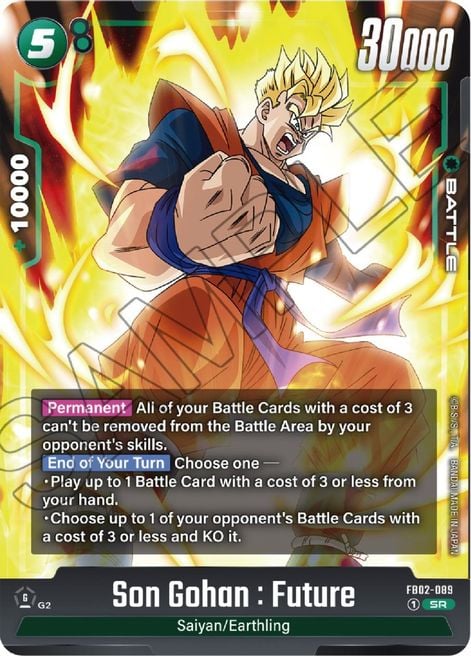 Son Gohan : Future FB02-089 [ Inglese / Giapponese ]