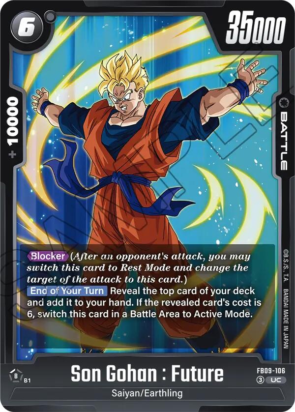Son Gohan : Future FB09-106 [ Inglese / Giapponese ]