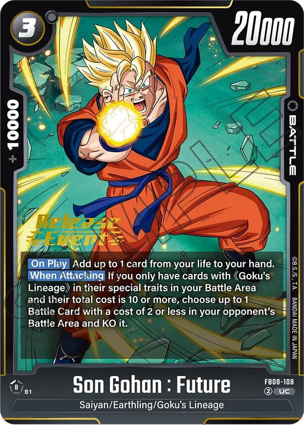 Son Gohan : Future FB08-108 [ Inglese / Giapponese ]