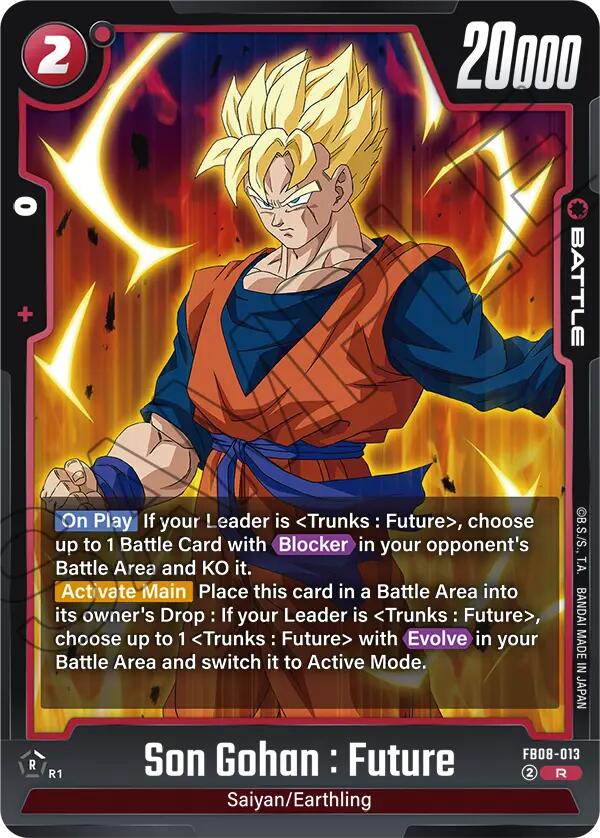Son Gohan : Future FB08-013 [ Inglese / Giapponese ]