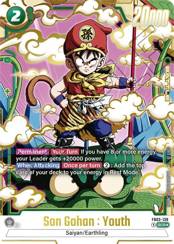 Son Gohan : Youth FB03-139 [ Inglese / Giapponese ]