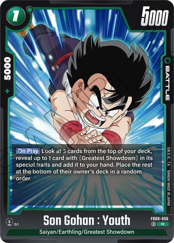 Son Gohan : Youth FB08-056 [ Inglese / Giapponese ]