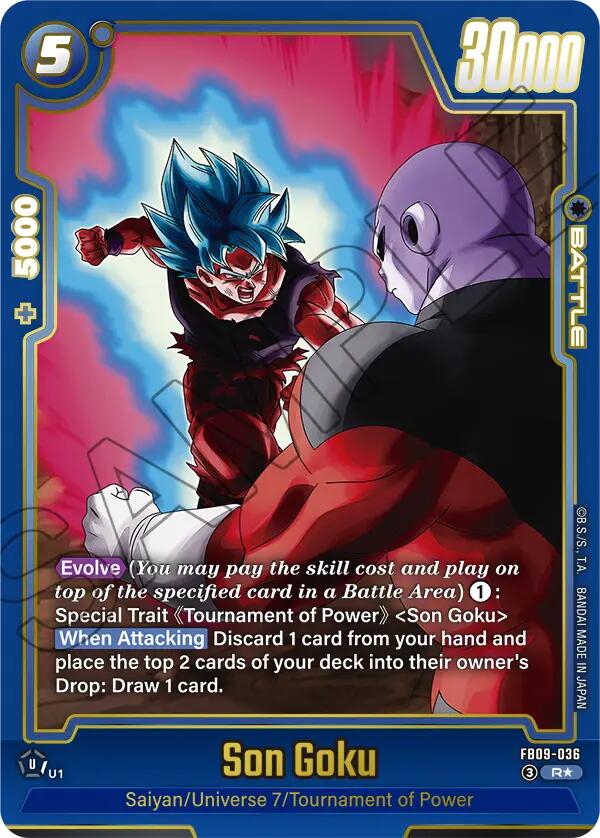 Son Goku FB09-036 [ Inglese / Giapponese ]