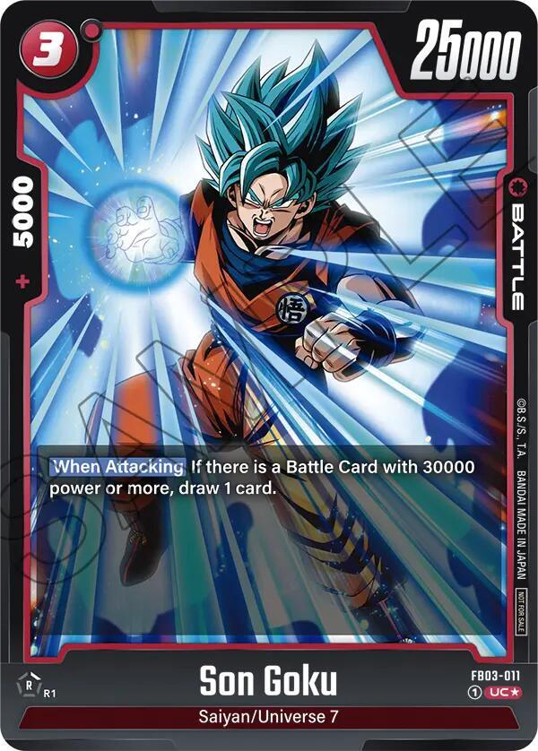 Son Goku FB03-011 [ Inglese / Giapponese ]