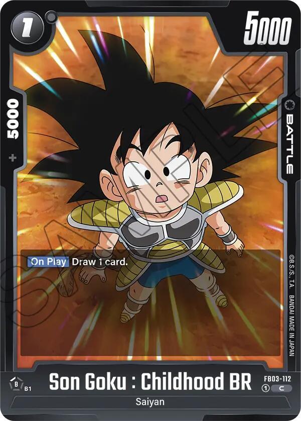 Son Goku : Childhood BR FB03-112 [ Inglese / Giapponese ]