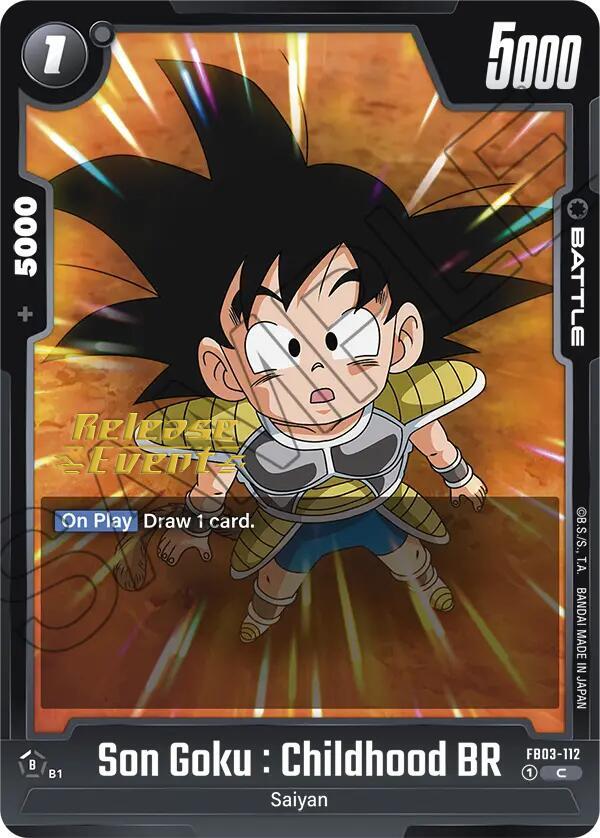 Son Goku : Childhood BR FB03-112 [ Inglese / Giapponese ]