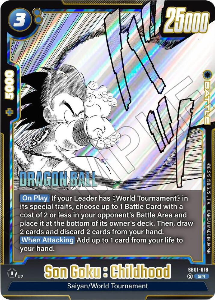 Son Goku : Childhood SB01-018 [ Inglese / Giapponese ]