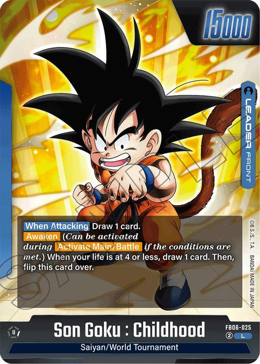 Son Goku : Childhood FB06-025 [ Inglese / Giapponese ]